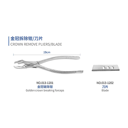 Crown remove pliers blade, Dental Instrument